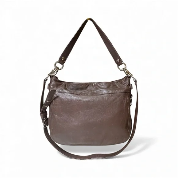 ‼️SPRING SALE Coach Chocolate 🍫 Brown Leather Zoe Hobo Shoulder Bag - Picture 9 of 17